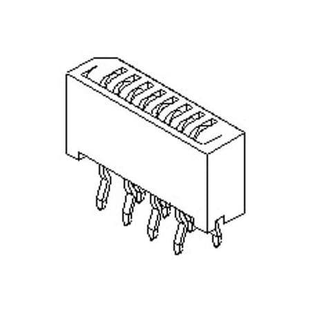Molex Ffc/Fpc Connector, 17 Contact(S), 1 Row(S), Female, Straight, 0.039 Inch Pitch, Solder Terminal, 528061710